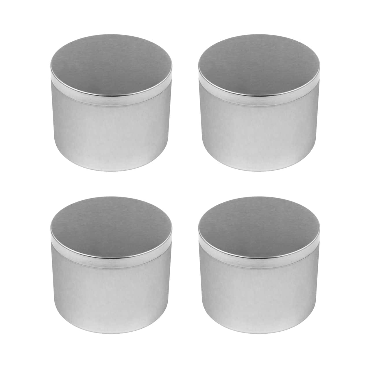 8 Packs: 4 ct. (32 total) 6oz. Candle Making Tins by Make Market®